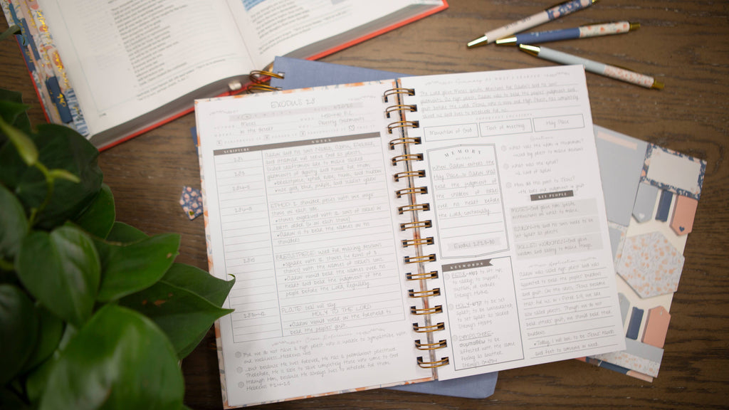 Bible Study Journal for Women | Verse Mapping Journal 