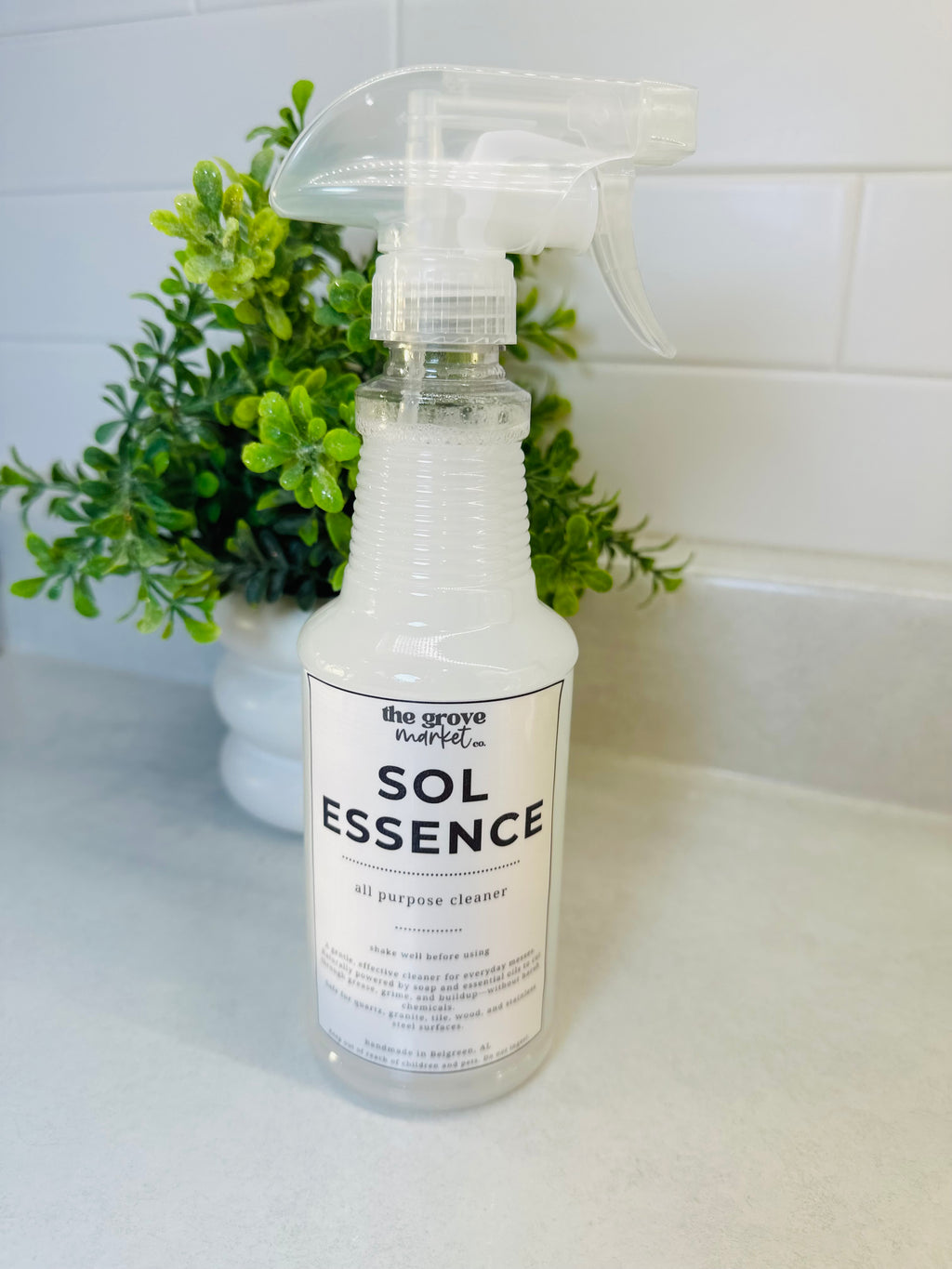 Non-Toxic All-Purpose Cleaner – Natural Surface Spray for Home, Kitchen & Bath – Homemade, Safe, Fresh Scented