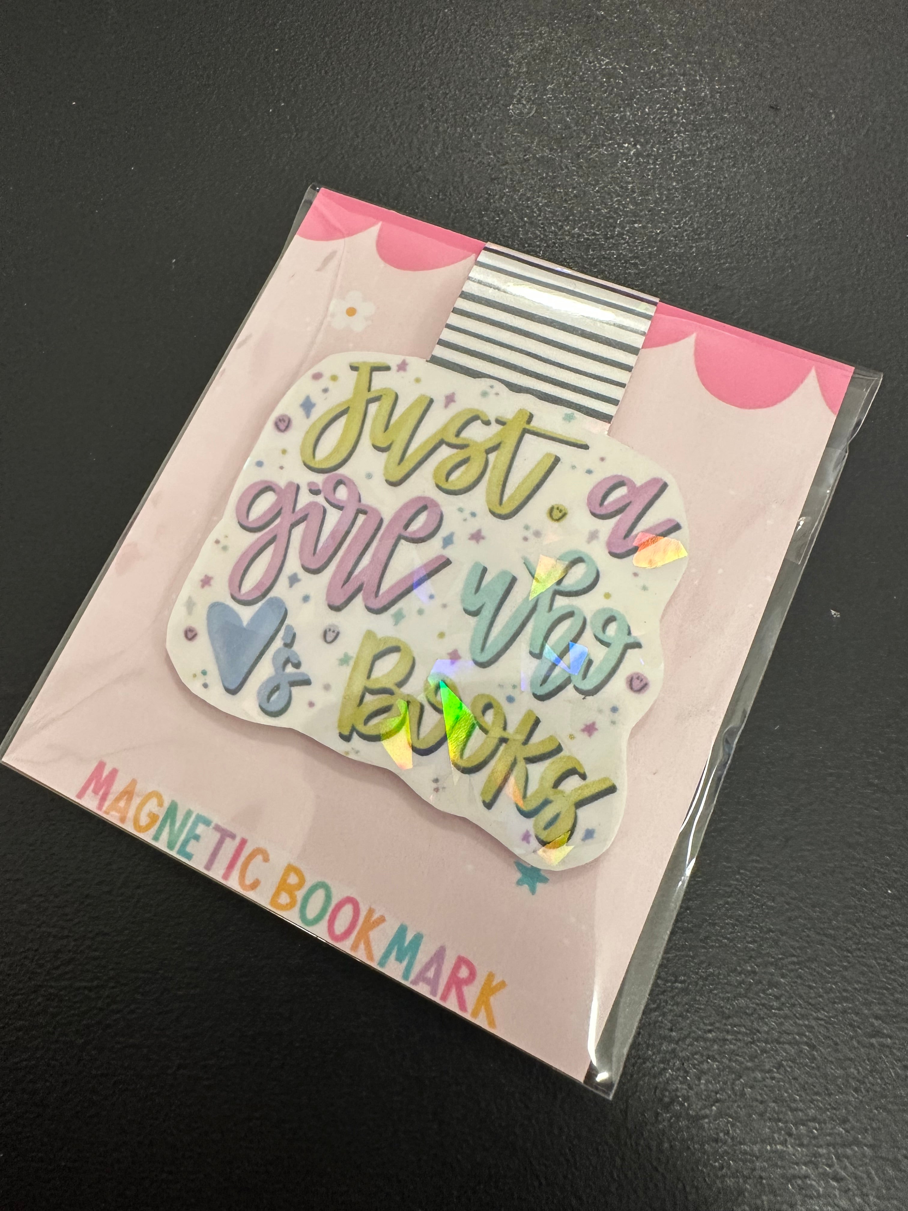 Just a Girl who loves Books Magnetic Bookmark