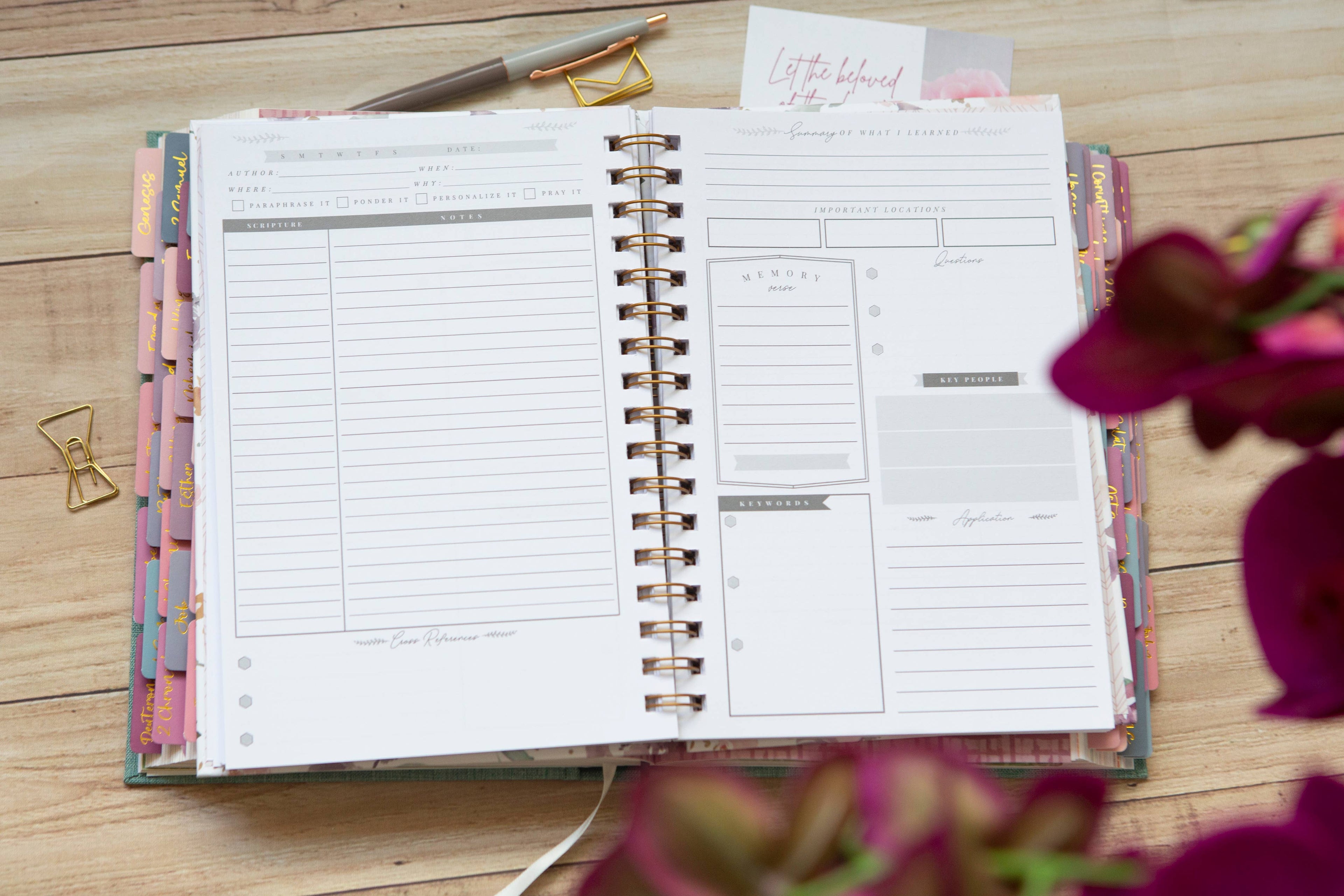 Bible Study Journal | Verse Mapping Journal