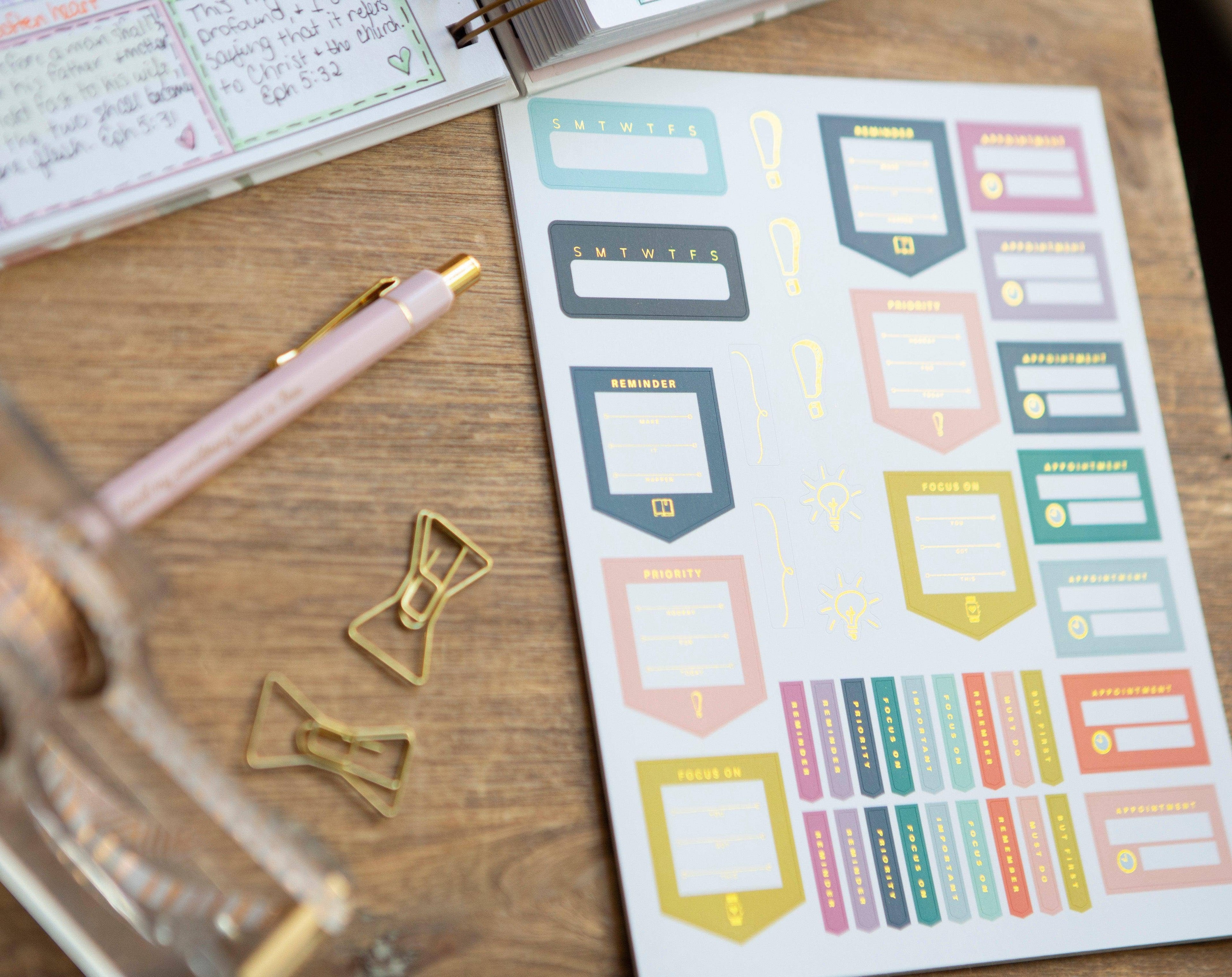 Planner Stickers | Sticker Set For Planner