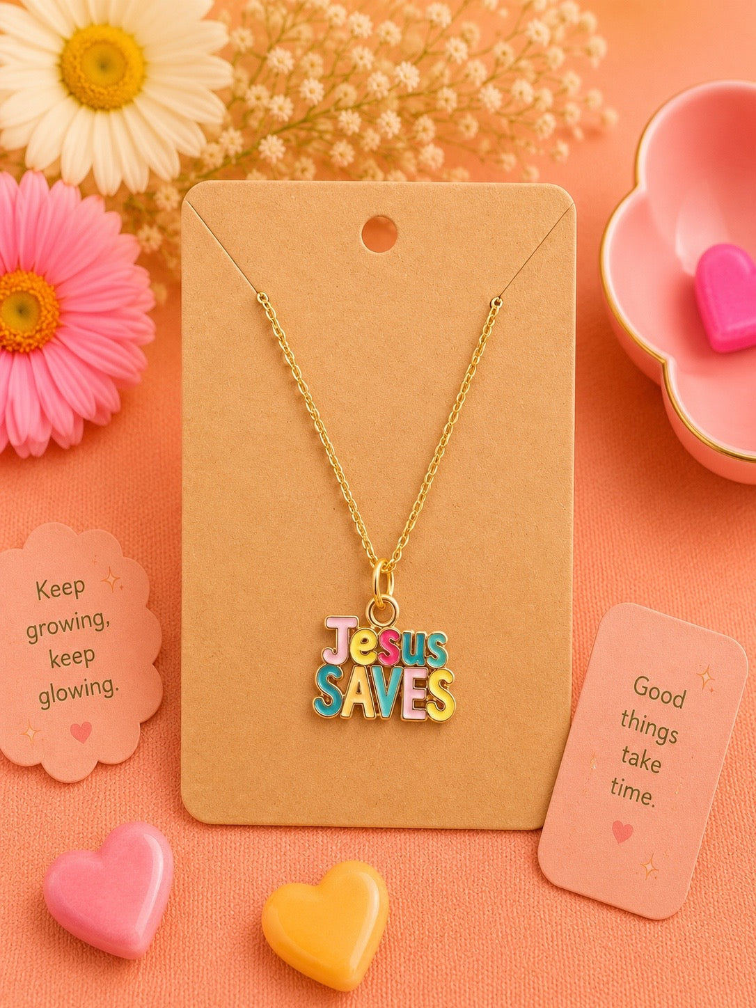 Jesus Saves Necklace