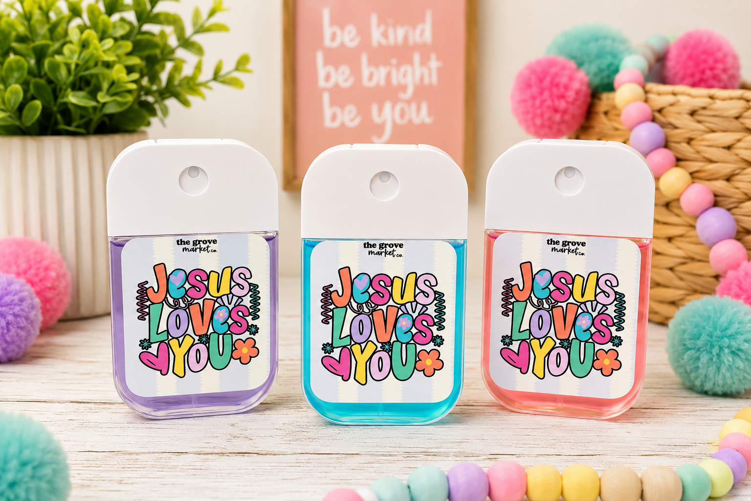 Spray Hand Sanitizer Jesus Loves You