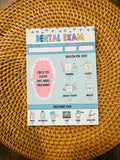 Dental Exam Pretend Play Pad