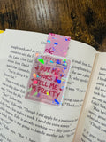 Magnetic Bookmark - Buy Me Books and Tell Me I'm Pretty