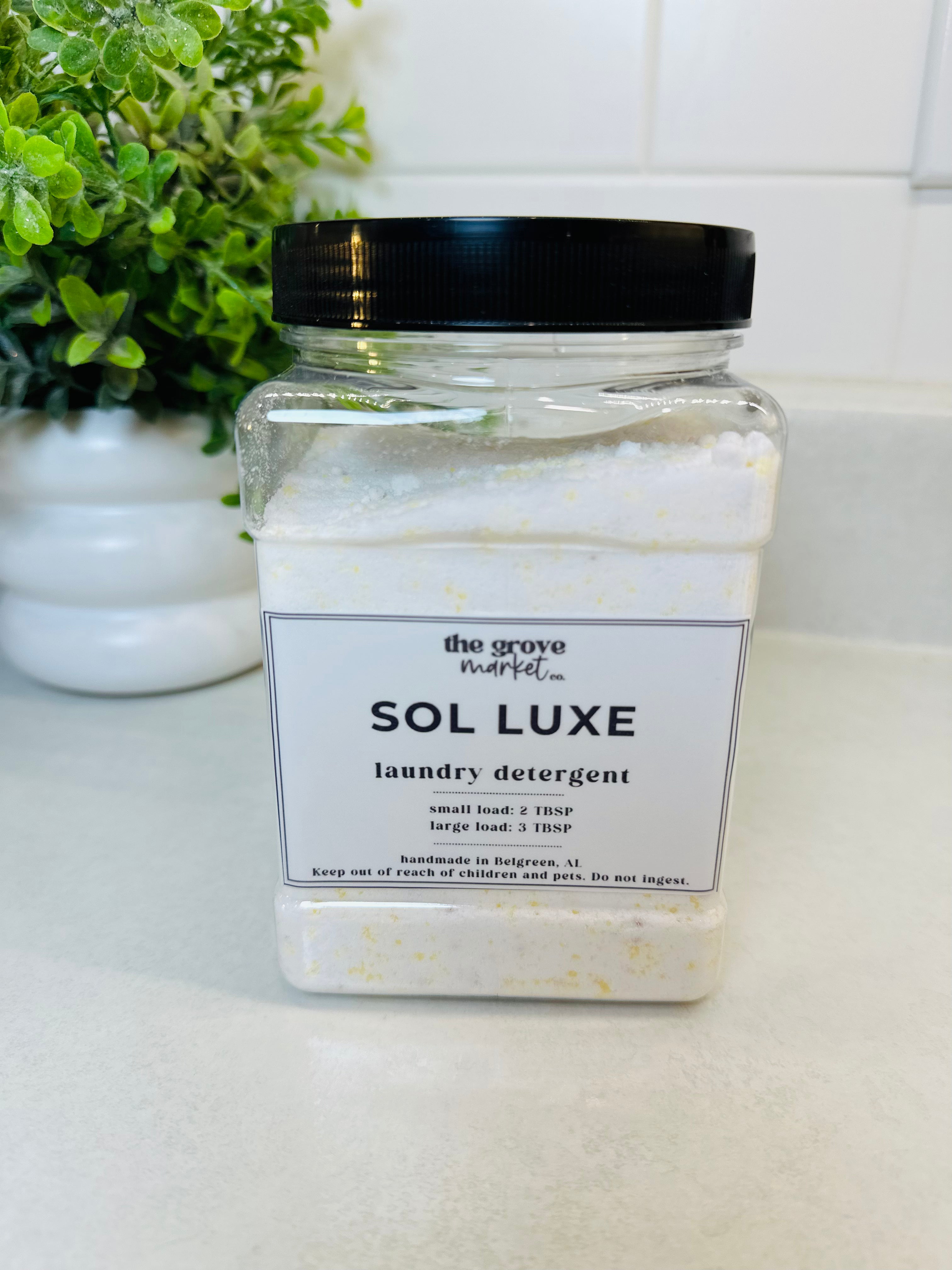 Natural Laundry Detergent Powder 30 oz | Non-Toxic Laundry Soap for Sensitive Skin | Handmade Laundry Detergent