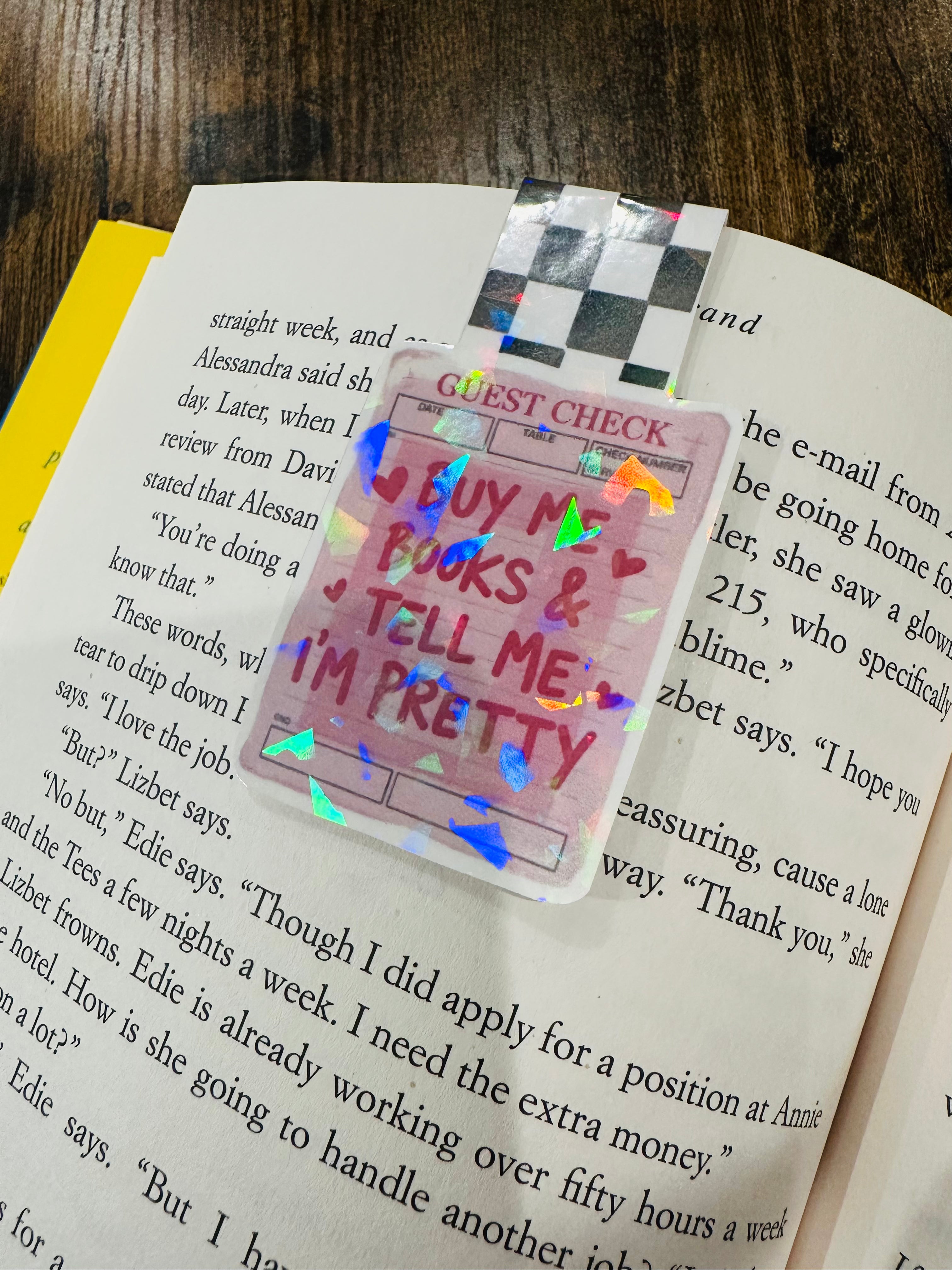 Magnetic Bookmark - Buy Me Books and Tell Me I'm Pretty