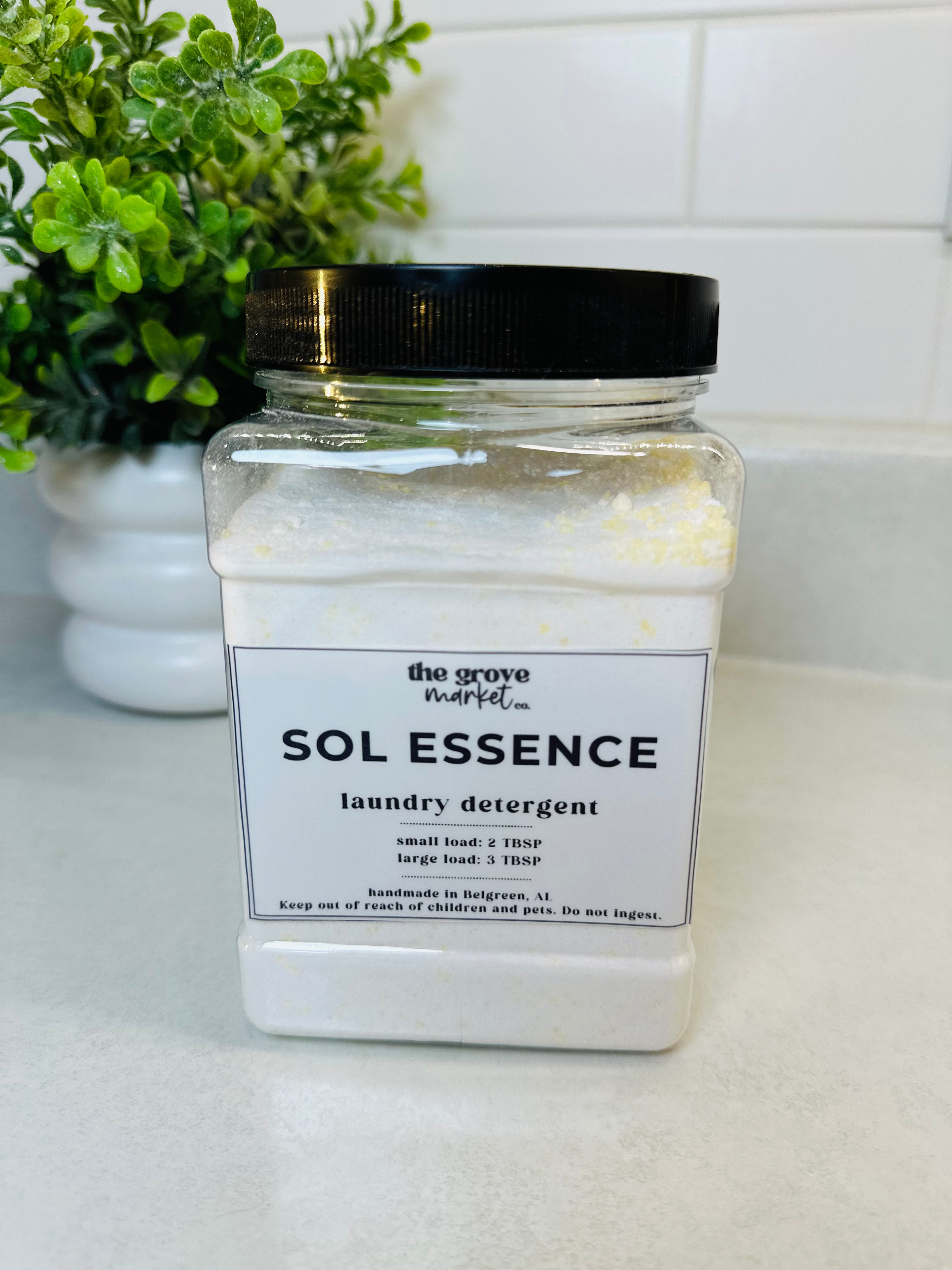 Natural Laundry Detergent Powder 30 oz | Non-Toxic Laundry Soap for Sensitive Skin | Handmade Laundry Detergent