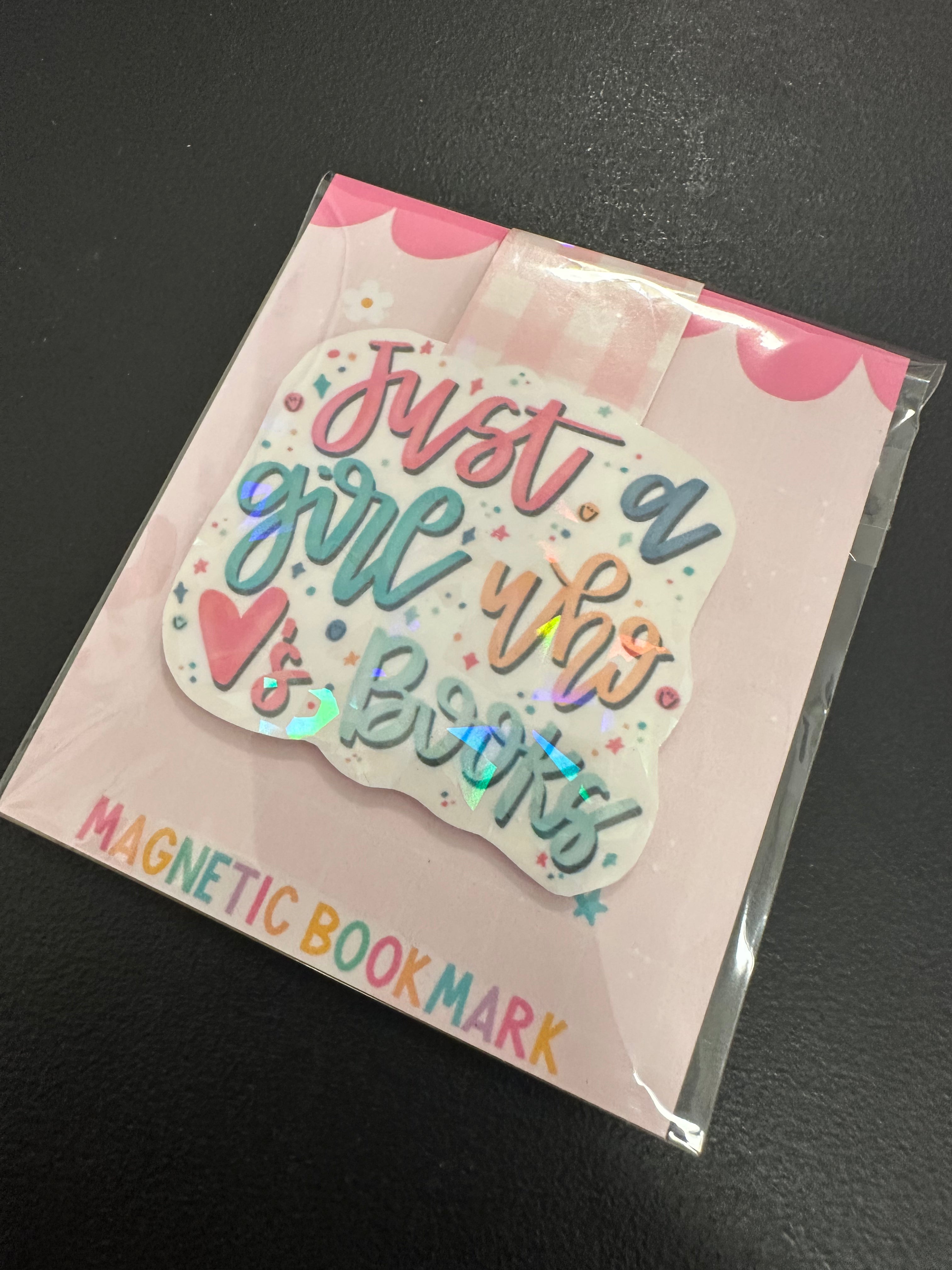 Just a Girl who loves Books Magnetic Bookmark
