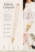 Lanyard - White Flowers
