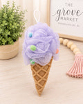 Ice Cream Bath Loofa - Purple