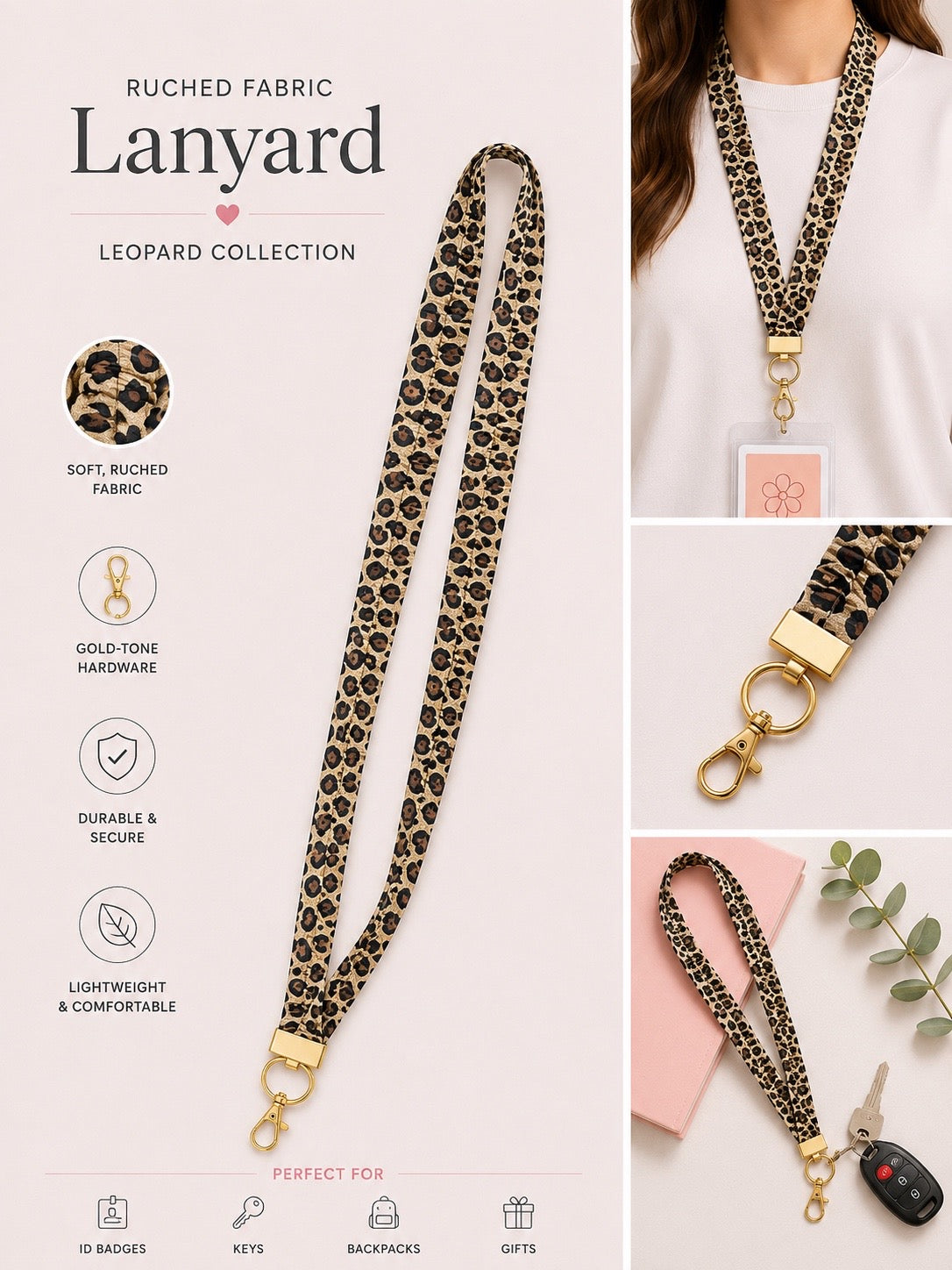 Lanyard - Leopard