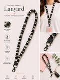 Lanyard - Black Gingham