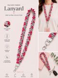 Lanyard - Crimson & Gray