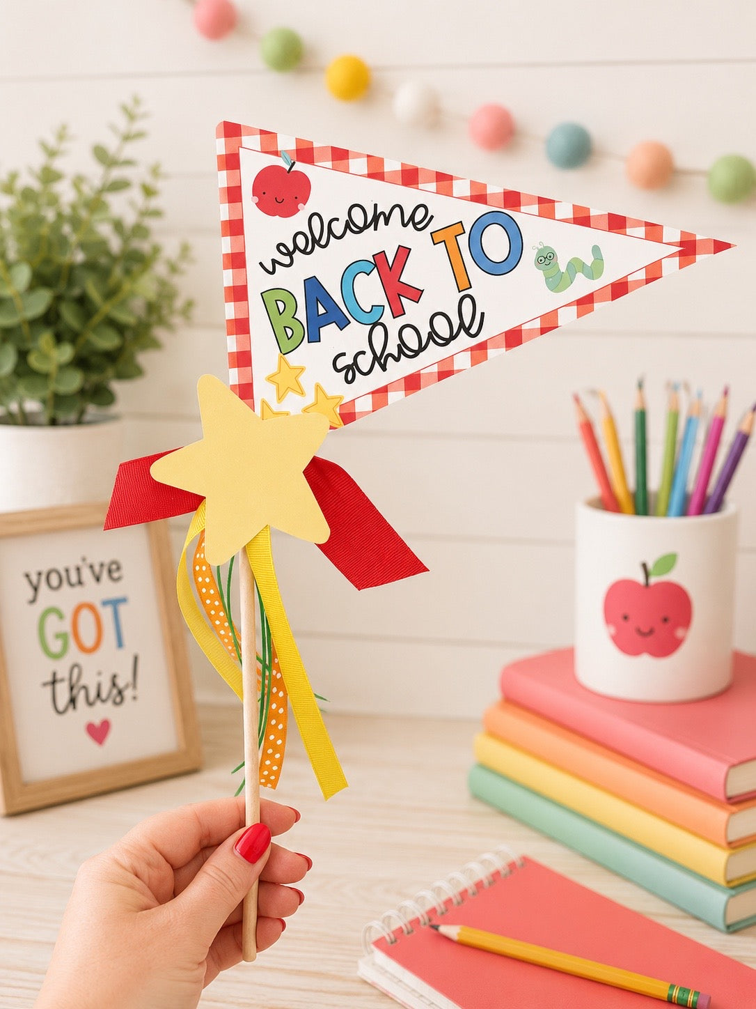 Back To School Pennant Flag