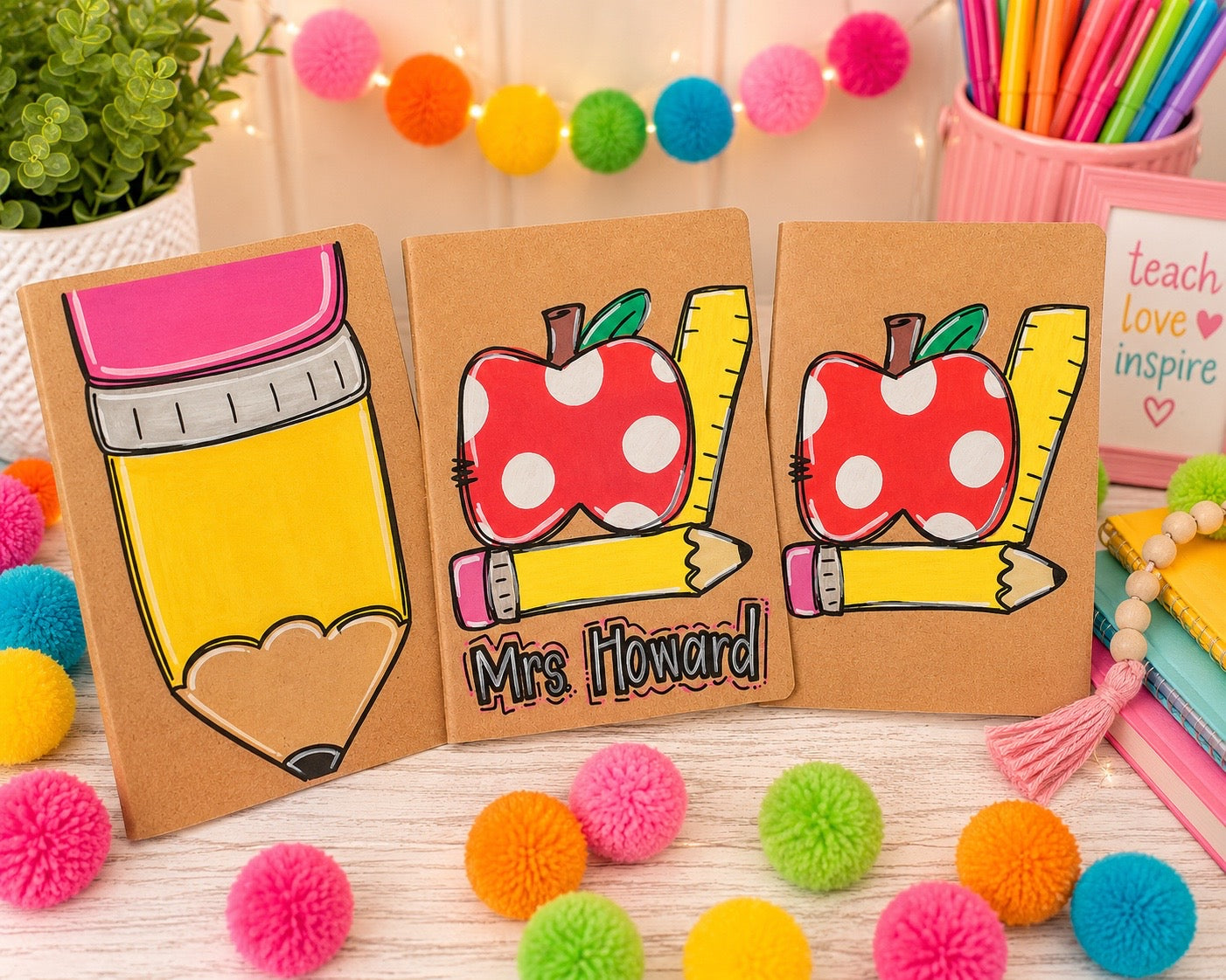 Hand Painted Notebook