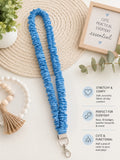 Lanyard - Blue Tonal Stripes