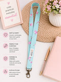 Lanyard - Blue Floral