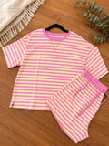 Shorts Set Pink & Yellow