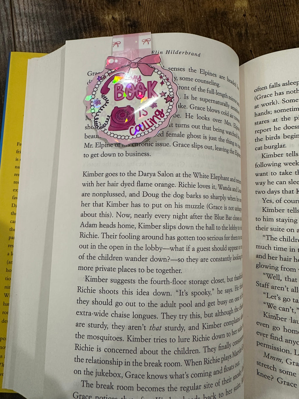 My Book is Calling Magnetic Bookmark