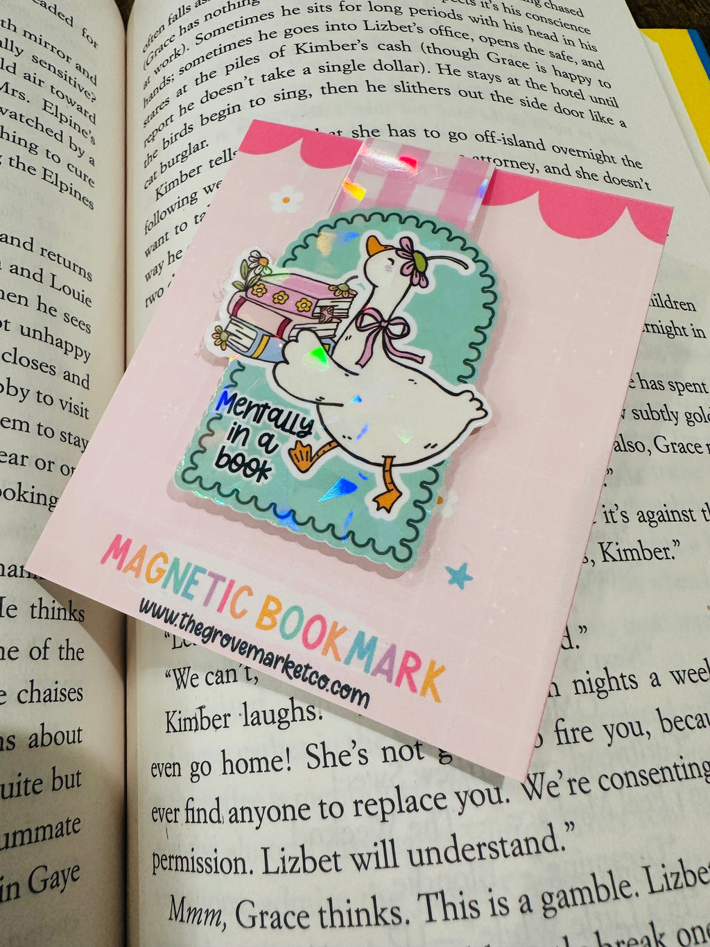 Goose Magnetic Bookmark
