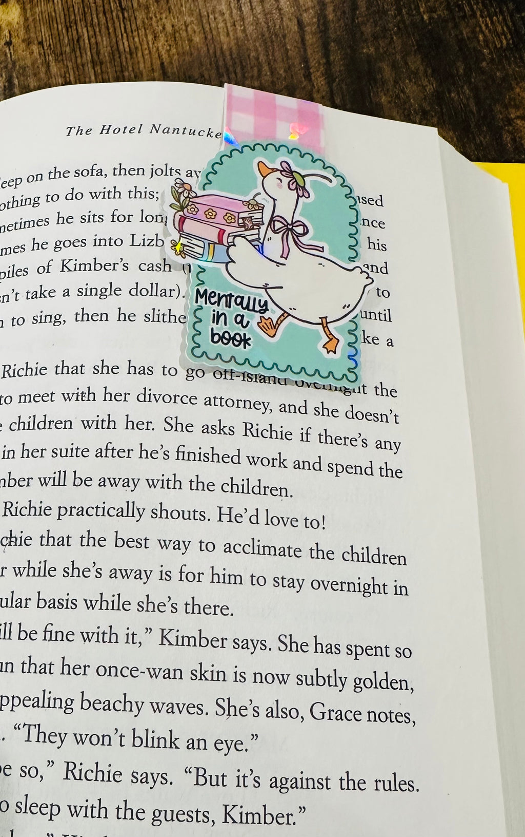 Goose Magnetic Bookmark