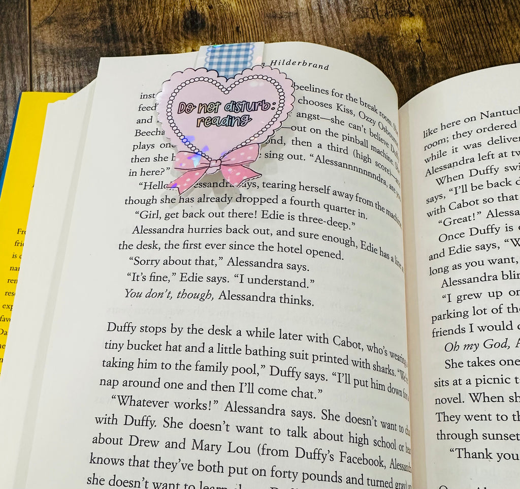 Coquette Do Not Disturb Magnetic Bookmark