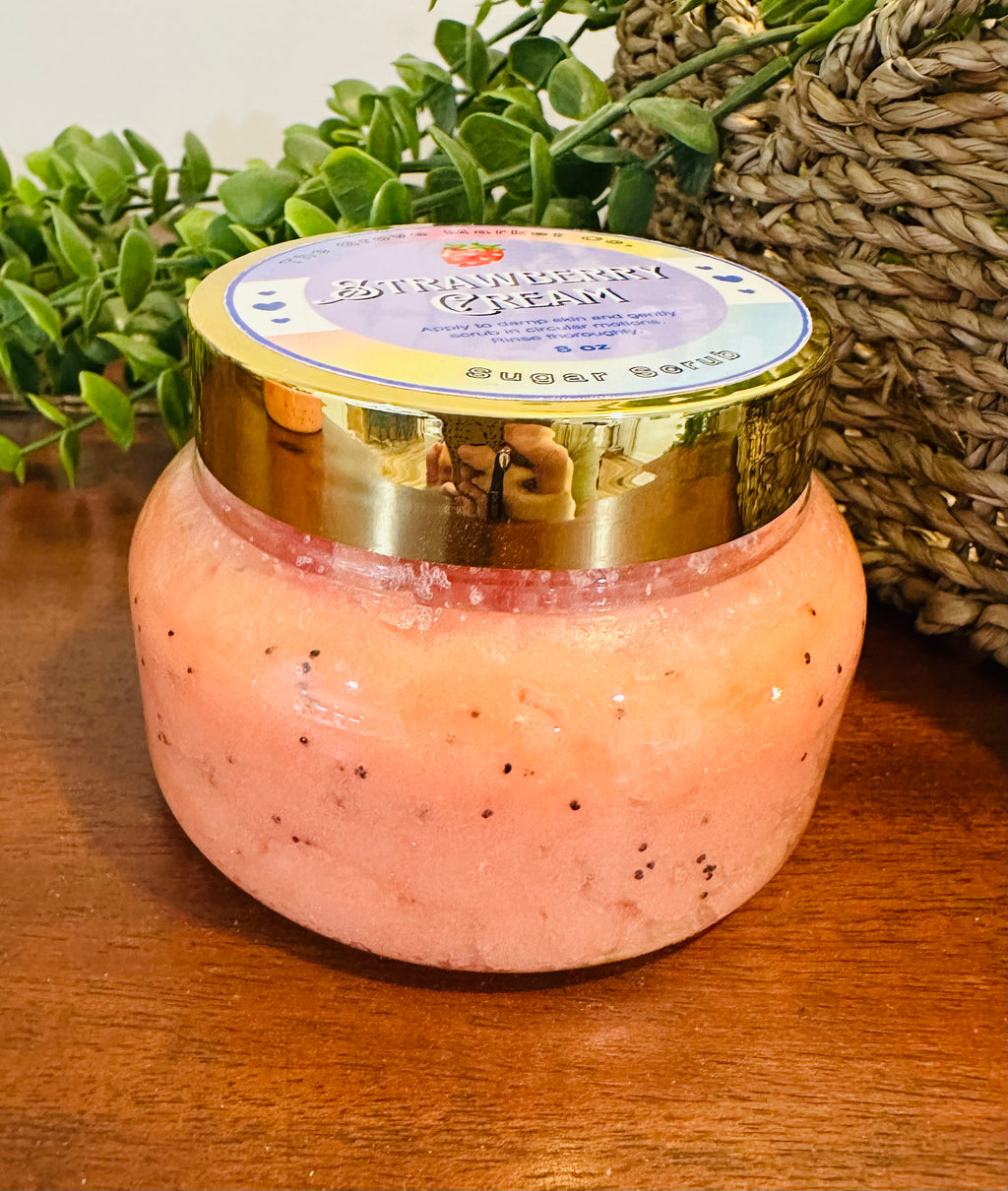 Strawberry Cream Sugar Scrub