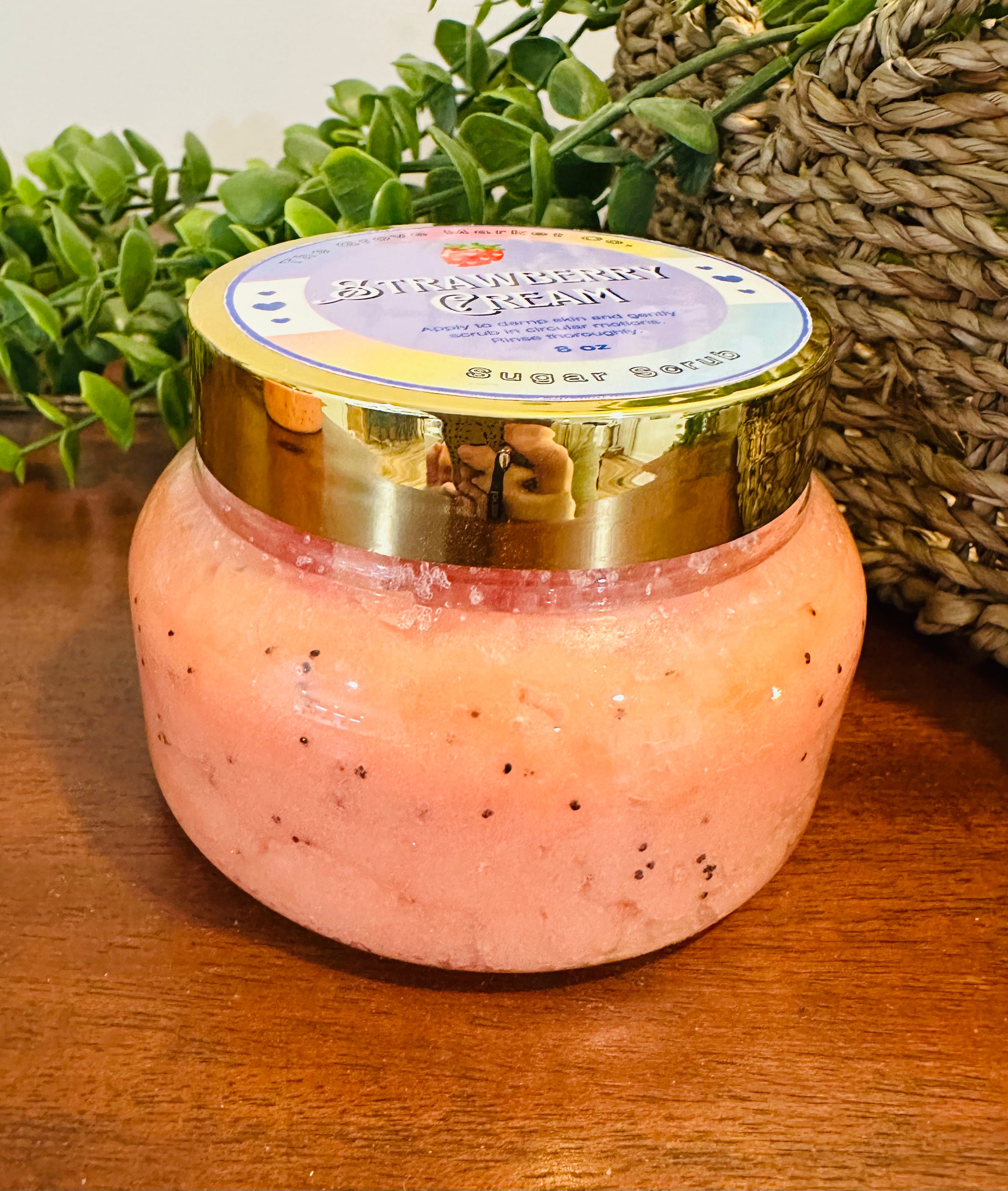 Strawberry Cream Sugar Scrub