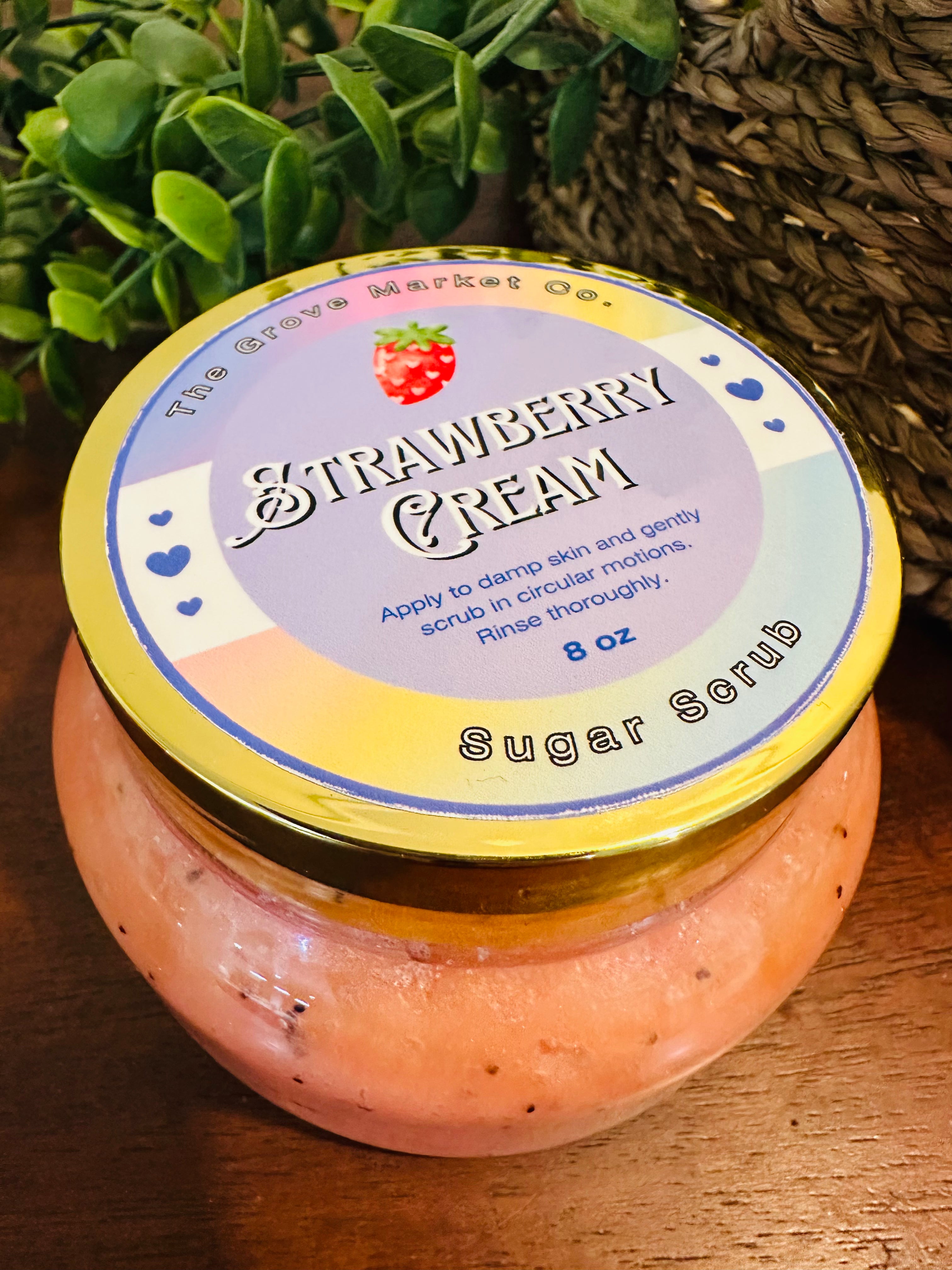 Strawberry Cream Sugar Scrub