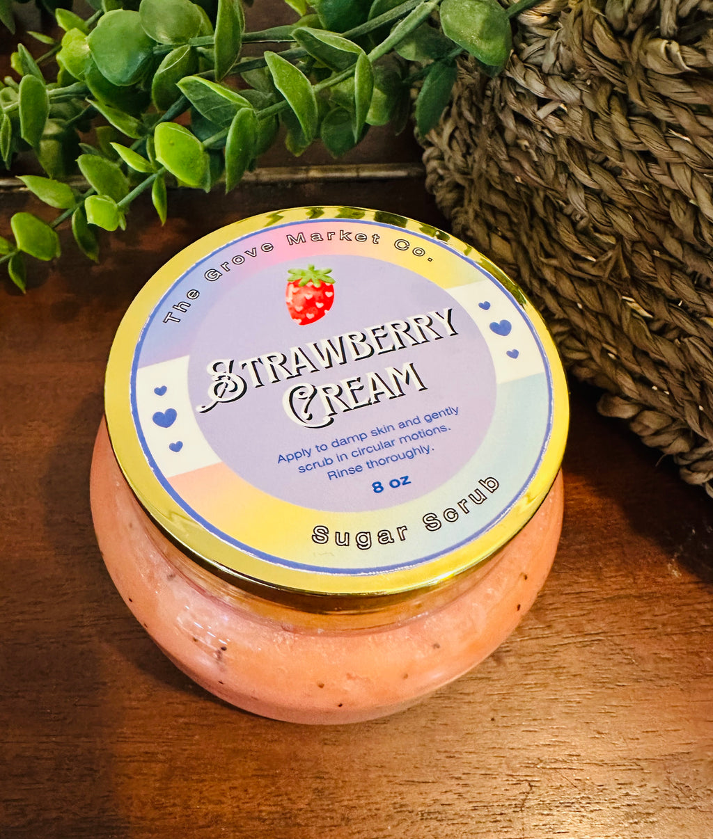 Strawberry Cream Sugar Scrub