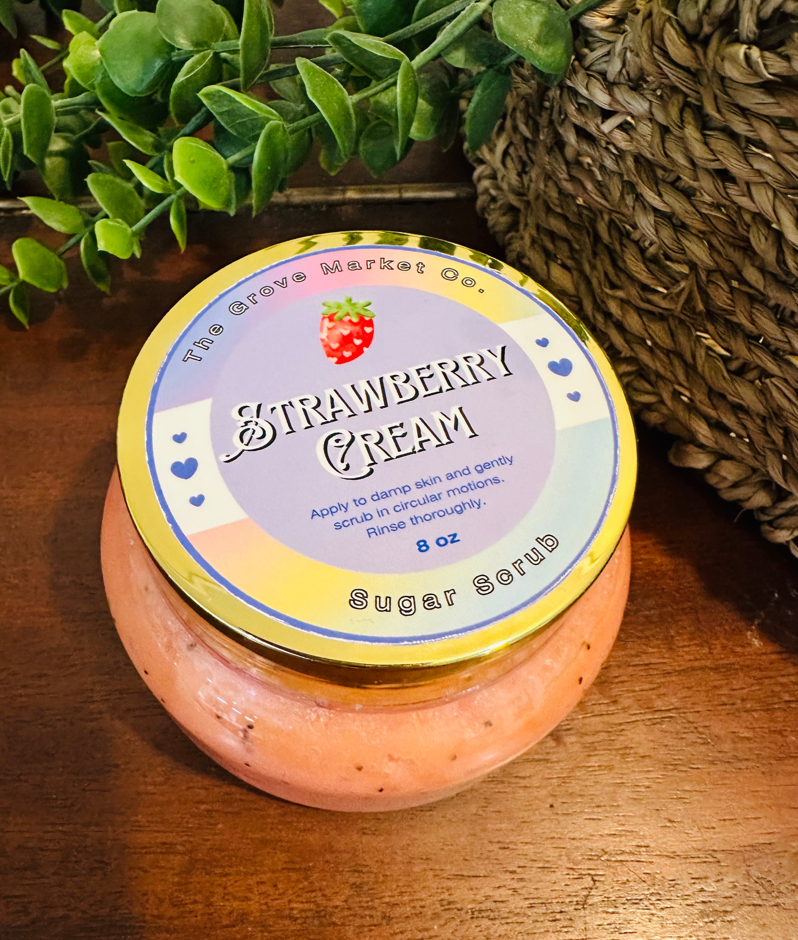 Strawberry Cream Sugar Scrub