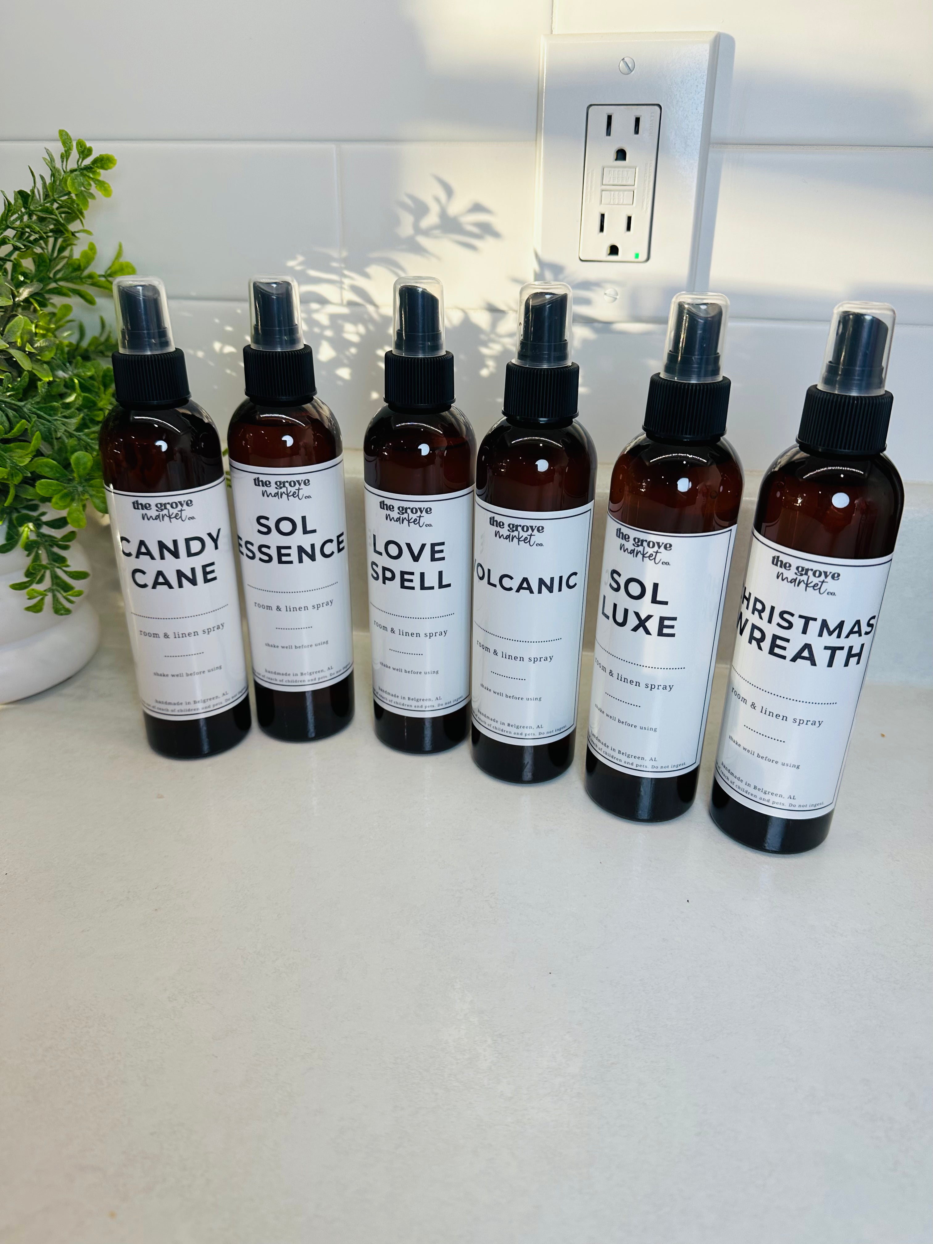 Non-Toxic Room Spray – Natural Air Freshener Mist | Long-Lasting Home Fragrance | Handmade Linen & Room Spray