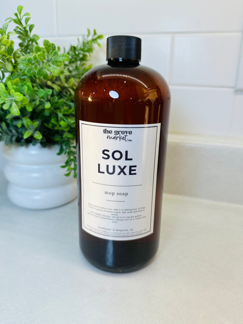 Non-Toxic Mop Soap – Natural Floor Cleaner Concentrate | Safe, Streak-Free, Fresh Scent