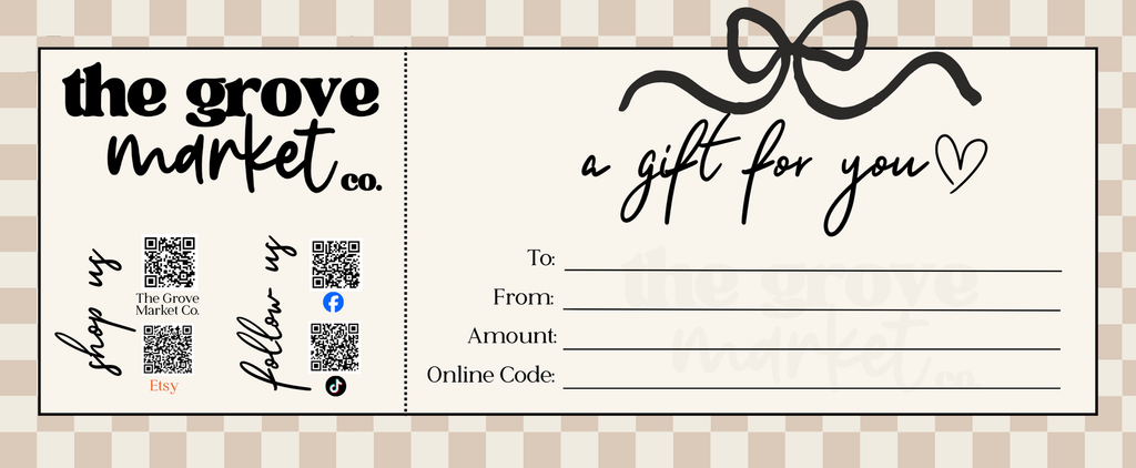 Gift Certificate for The Grove Market Co. | Gift Card