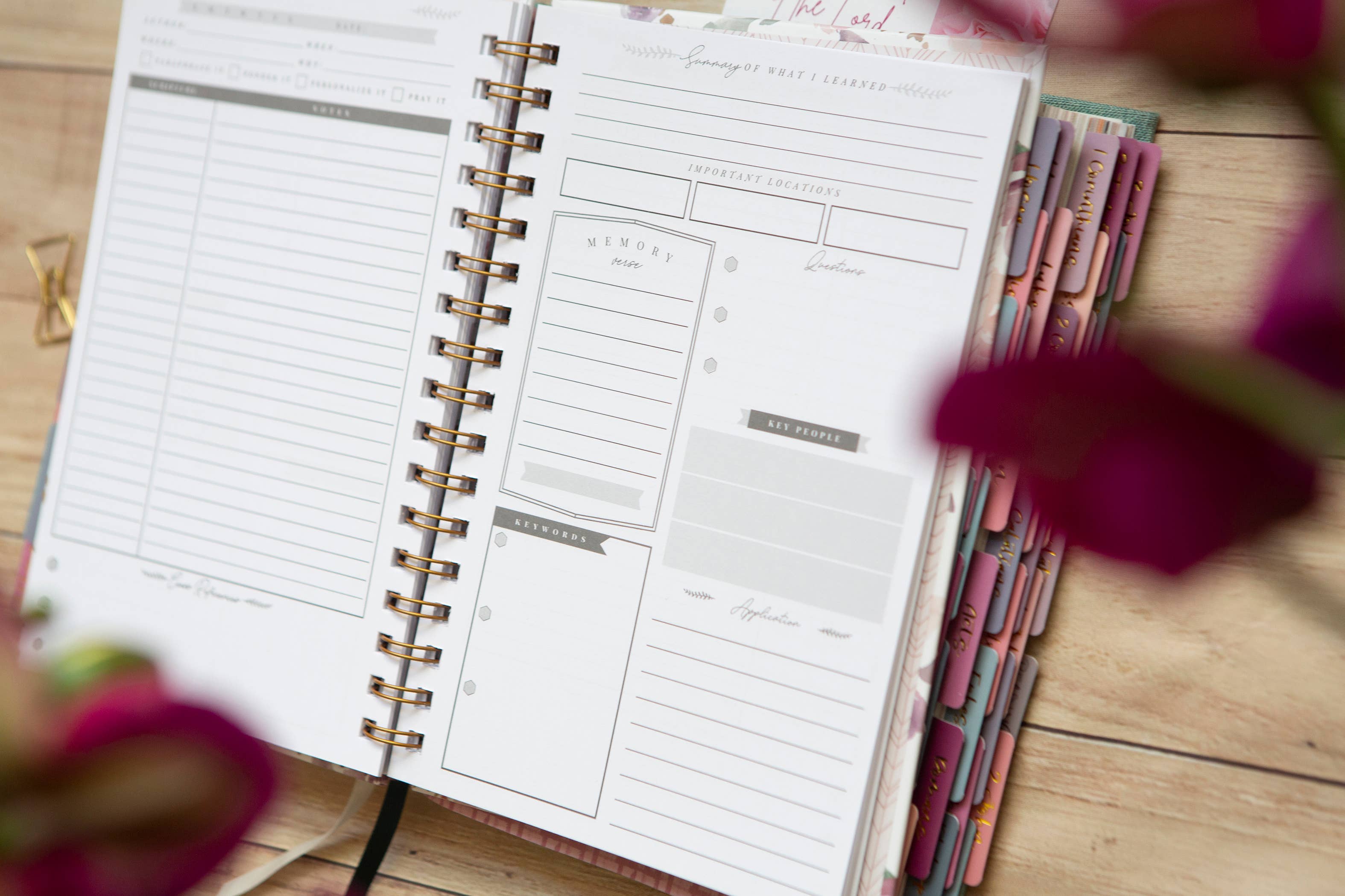 Bible Study Journal | Verse Mapping Journal