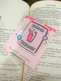 Book On, World Off  Magnetic Bookmark