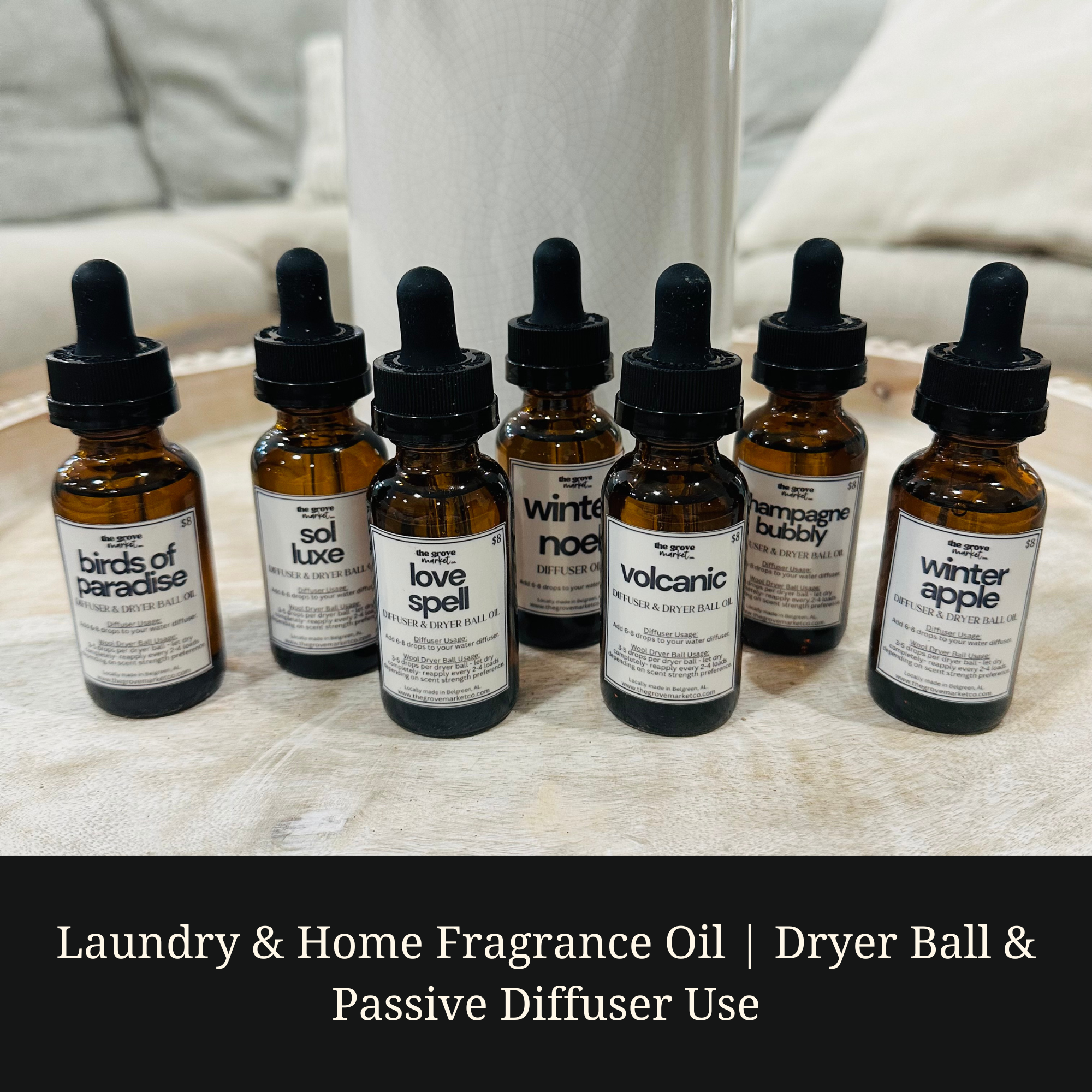 Dryer Ball & Diffuser Oil
