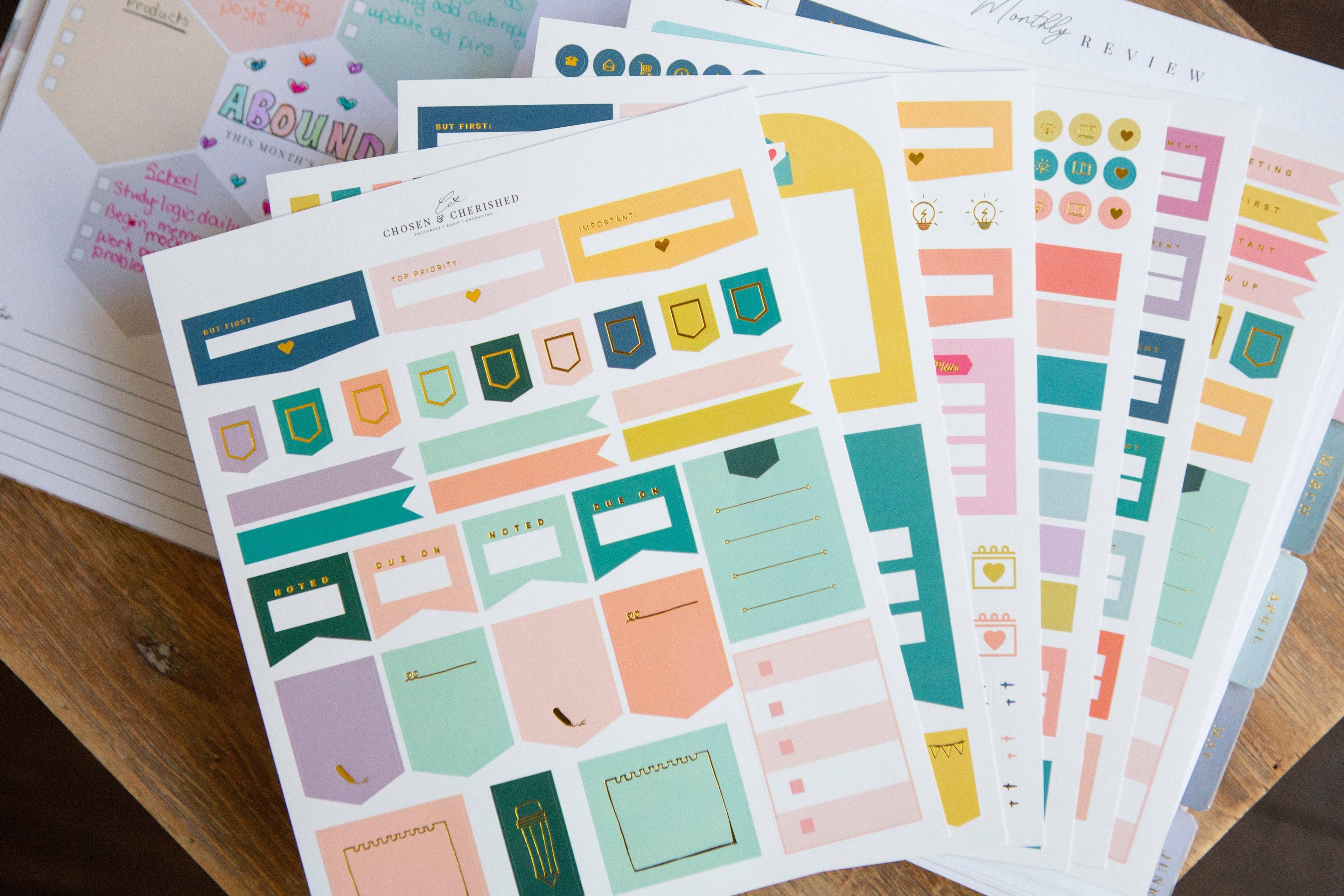 Planner Stickers | Sticker Set For Planner