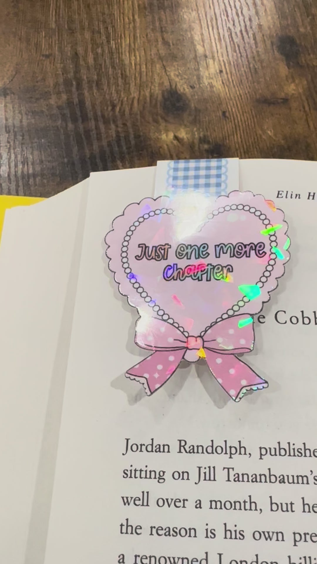 Coquette Just One More Chapter Magnetic Bookmark
