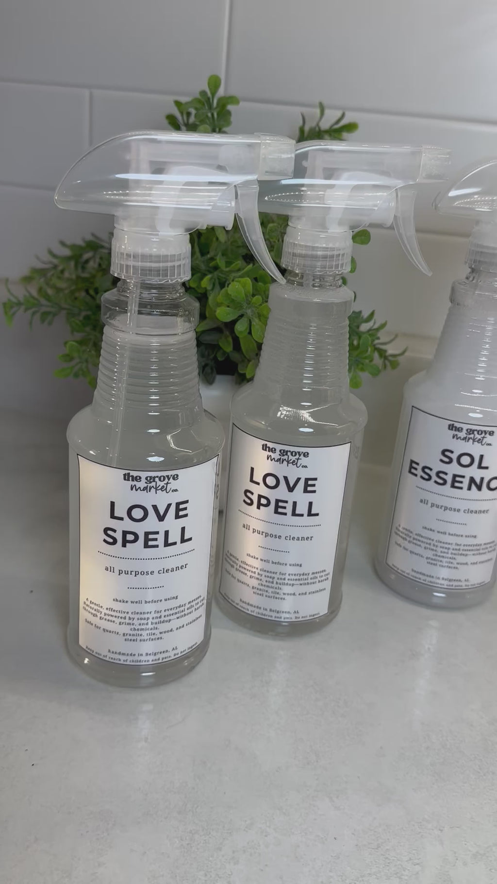 Non-Toxic All-Purpose Cleaner – Natural Surface Spray for Home, Kitchen & Bath – Homemade, Safe, Fresh Scented